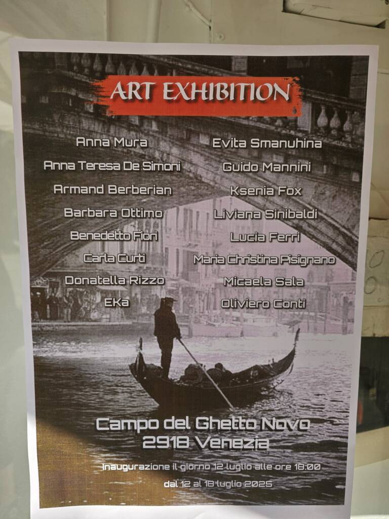Locandina esposizione Venezia